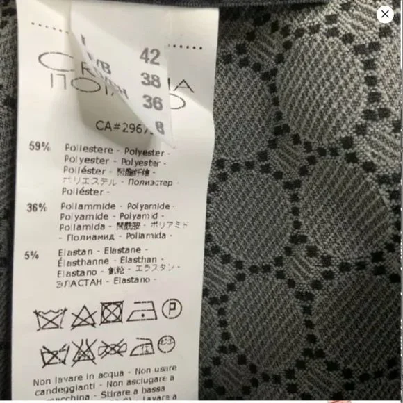 CRISTINA GAVIOLI Polymide Blend Pull On Elasticized Waist Leggings MADE IN ITALY - Picture 6 of 8